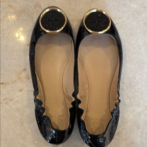 Black Patent Leather Ballet Flats